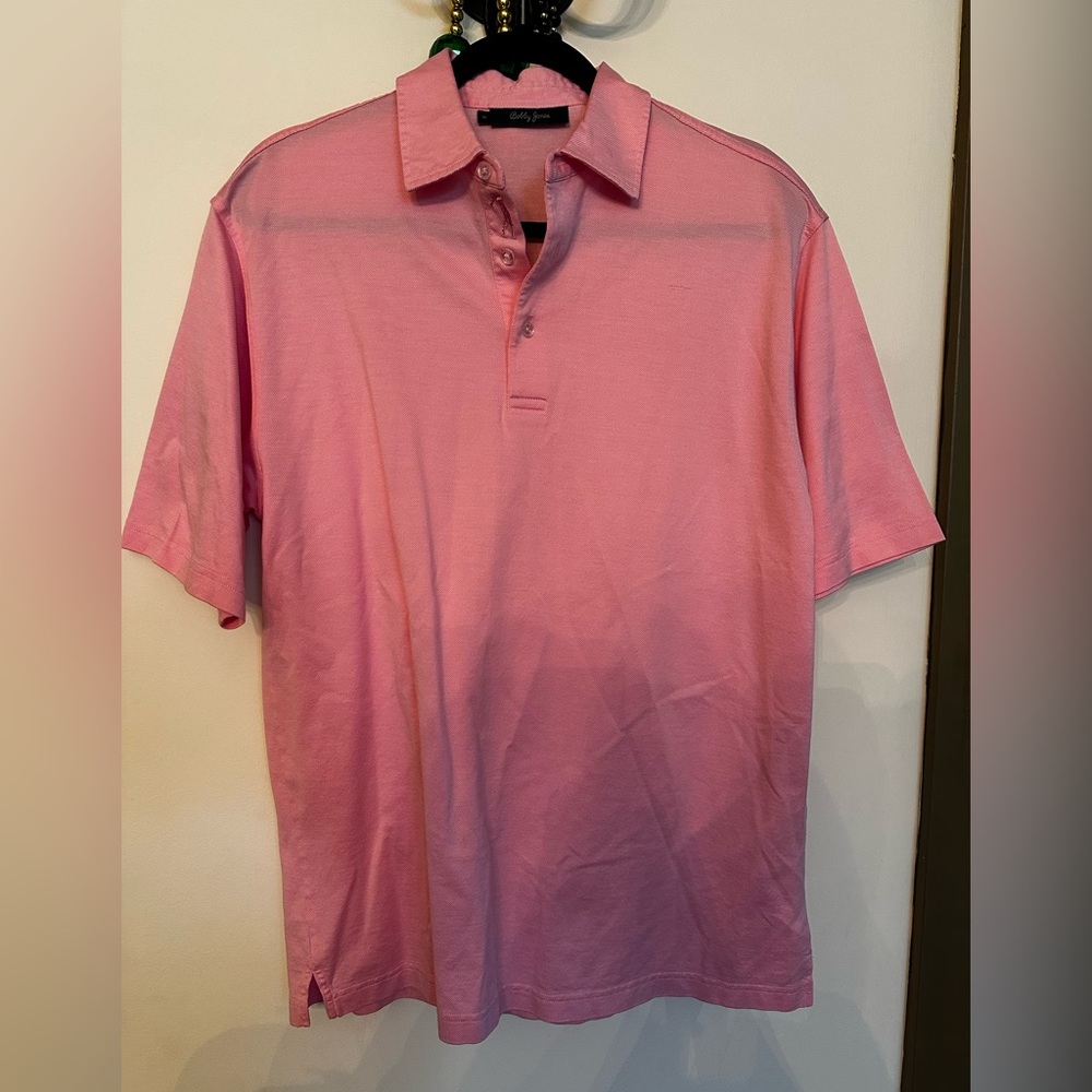 Men’s Bobby Jones Pink Golf shirt size M